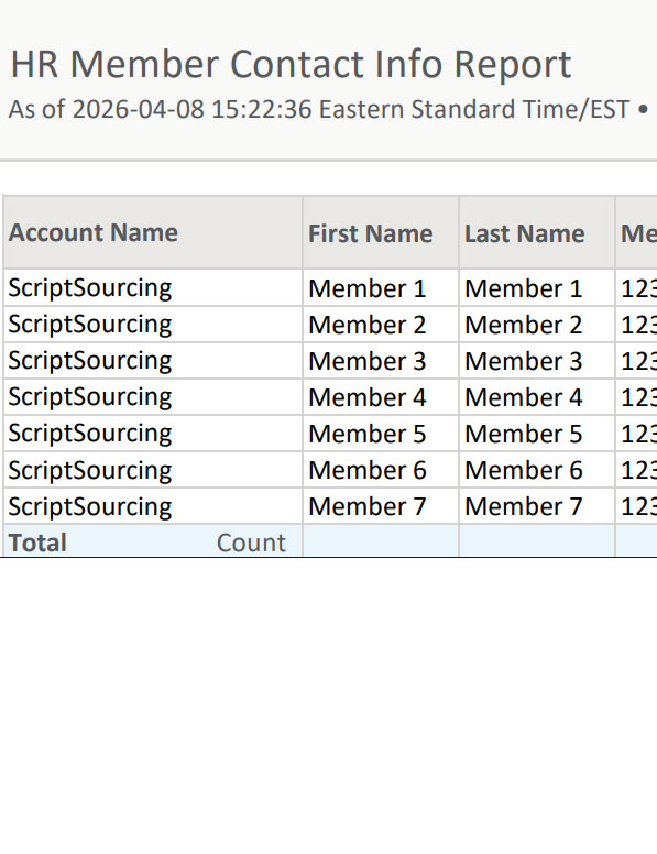 scriptsourcing demo